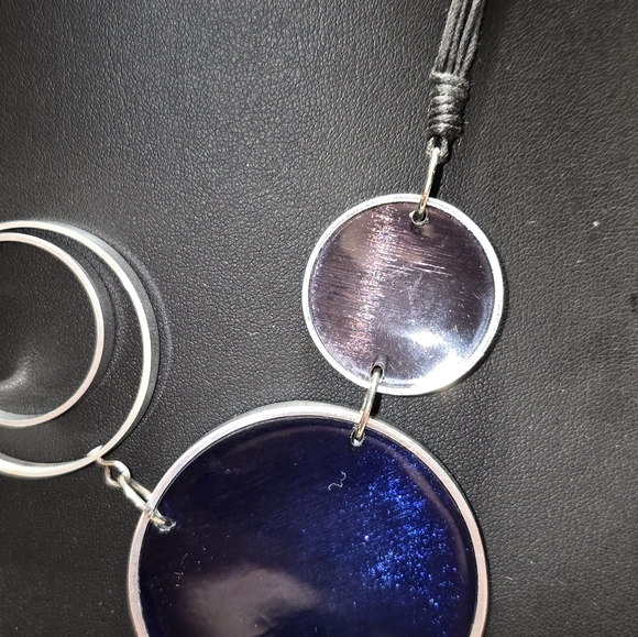 Asymmetrical Round Multi Strand Rope Necklace - Picture 2 of 5